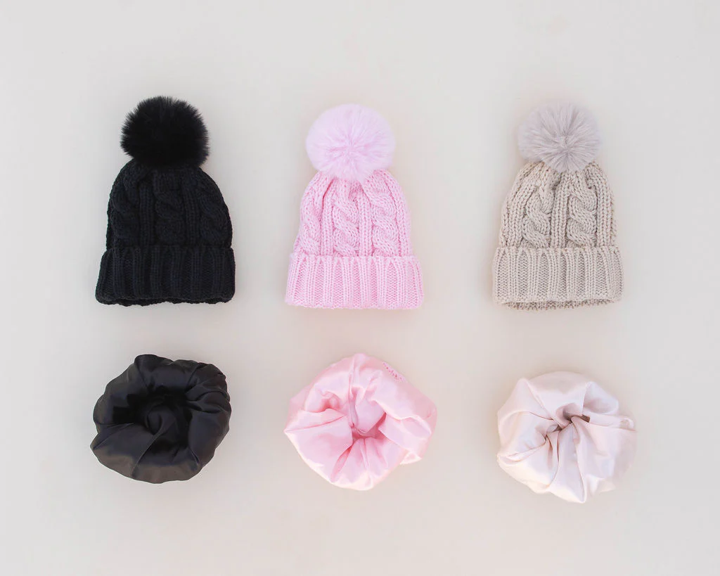 Knitted Newborn Silky Cap - Image 3